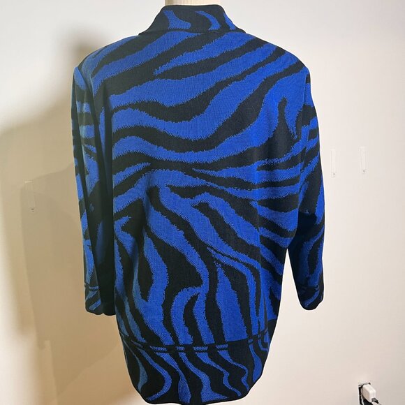 Blue and Black Ming Wang Blazer - Picture 2 of 3